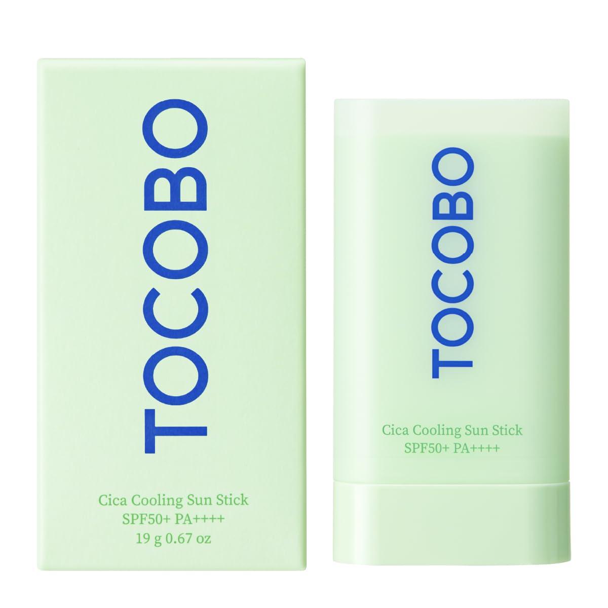 TOCOBO Cica Cooling Sun Stick SPF50+ PA++++ - Lightweight Moisturizing Formula with Fermented Cica Complex, 1.69 fl. oz