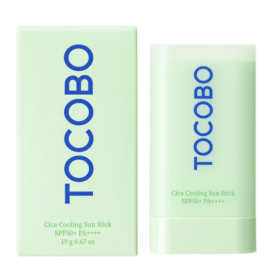 TOCOBO Cica Cooling Sun Stick SPF50+ PA++++ - Lightweight Moisturizing Formula with Fermented Cica Complex, 1.69 fl. oz
