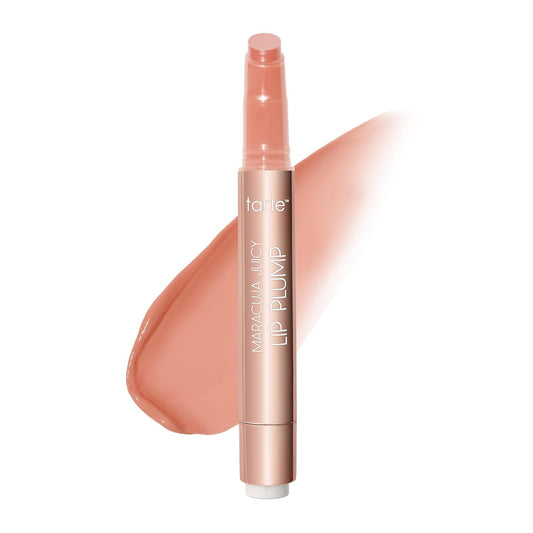 Tarte Maracuja Juicy Lip Plump - Hydrating & Volumizing Gloss Balm with Hyaluronic Acid & Vitamin E, Vegan & Cruelty-Free