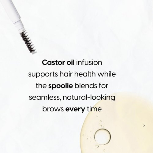 Kara Beauty Essentials Micro Brow Pencil Infused with Castor Oil - Long-Wearing, Retractable Eyebrow Pencil with Fine Tip and Spoolie Brush for Fuller Brows. Perfect Eyebrow Makeup for Women (Taupe)