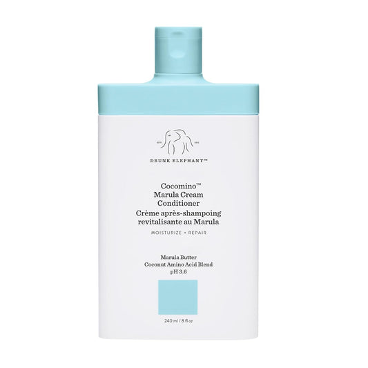 Drunk Elephant Cocomino Marula Cream Conditioner - Sulfate-Free & Cruelty-Free - 240 ml/8 fl oz