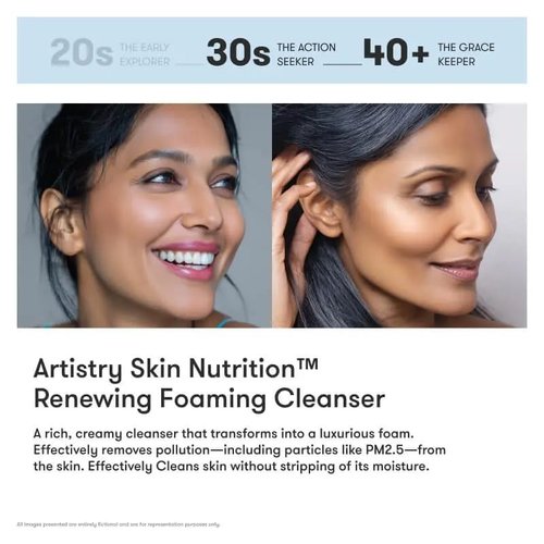 Art Stry Skin Nutrition Renewing Foaming Cleanser - 125ml | Gentle & Hydrating Formula