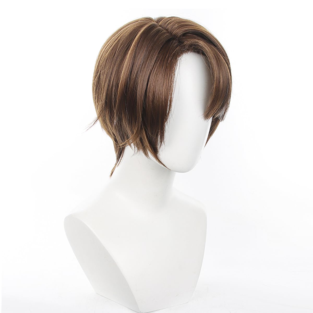 XiongXiongLe Honkai Star Rail Welt Yang Cosplay Wig Men's Costume Partial Split Double Nest Highlight Short Hair Wigs for Boys Cos Party Halloween Christmas Comic Con(Welt Yang)