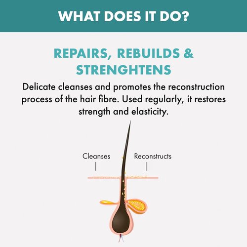 Alfaparf Milano Semi Di Lino Reconstruction Shampoo - Sulfate & Paraben Free for Damaged Hair | Professional Salon Quality