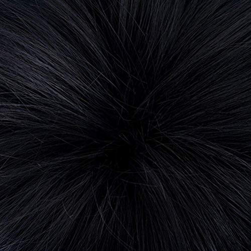 XiongXiongLe Anime Wig Cosplay Jujutsu Kaisen Fushiguro Megumi Black Replacement Hairs Costume Hair Replacement Wigs For Girl Boy Party Halloween Christmas(Fushiguro Megumi)