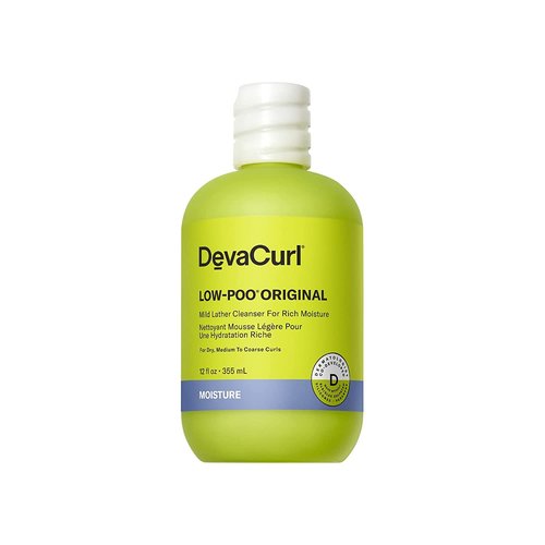 DevaCurl Low-Poo Original Mild Lather Cleanser - Hydrating Formula for All Curl Types | Enhances Curl Shape