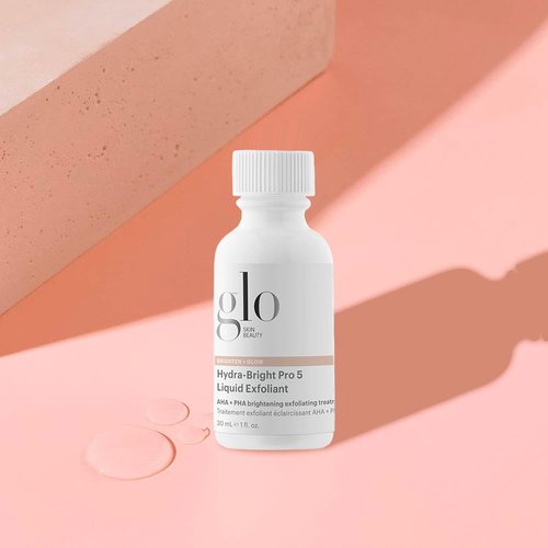 Glo Skin Beauty Hydra-Bright Pro 5 Liquid Exfoliant - Gentle Formula for Smoother, Brighter Skin (1 Fl Oz)