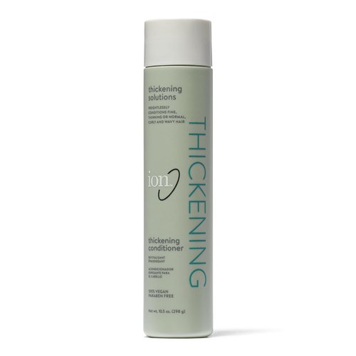 Ion Thickening Conditioner - Vegan & Paraben-Free Formula for Strengthening Fine, Thinning Hair | Lightweight Detangler