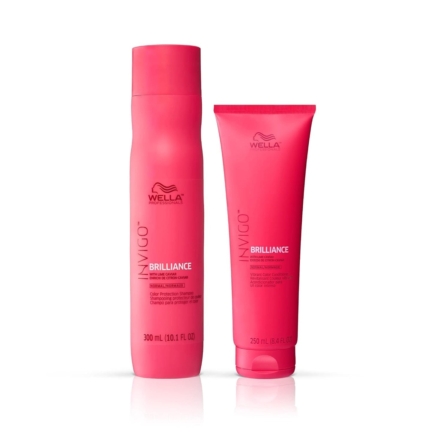 Wella Professionals Invigo Brilliance Shampoo & Conditioner Set - Color Protection for Fine Hair