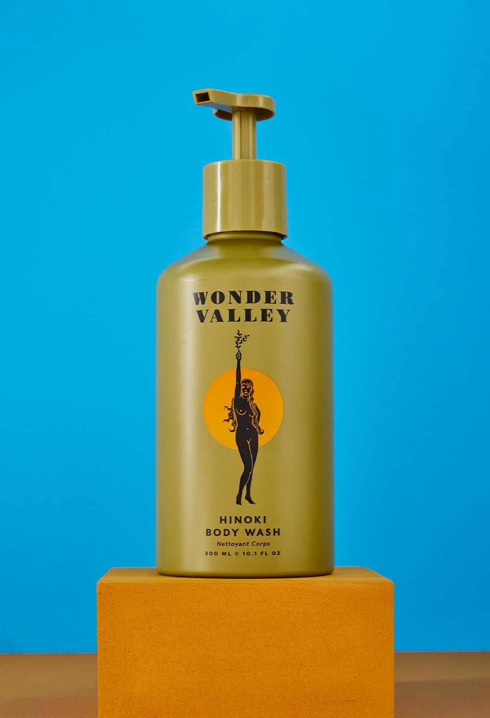 Wonder Valley Hinoki Body Wash - Vegan & Cruelty-Free Formula for All Skin Types | Hydrates & Cleanses (10.1 fl oz | 300 ml)