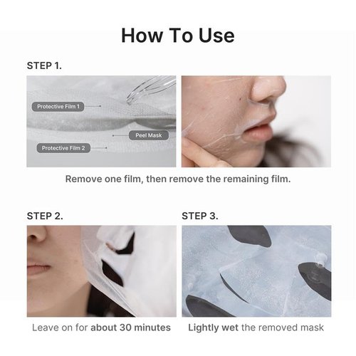 Medicube Hypochlorous Acid Peel Mask - Peel-Off Sheet Mask for Oily Skin & Pore Refinement | Hydrating Formula with Panthenol & Hyaluronic Acid | Korean Skincare (13ml X 3ea)