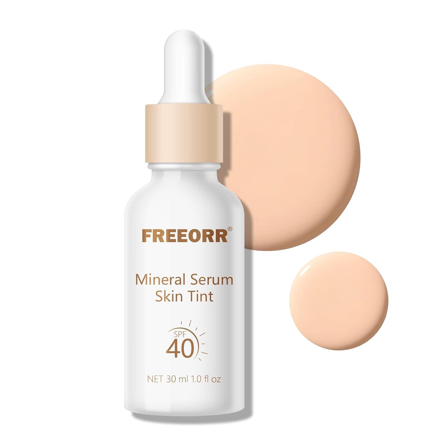 Skiennix Skin Tint | SPF 40 Tinted Mineral Sunscreen Serum with Zinc Oxide - Classic Ivory, 1 Fl Oz