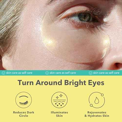 PATCHOLOGY Eye Mask, Brightening Under Eye Patches for Puffy Eyes and Dark Circles, Vitamin C Serum, Dark Circles Under Eye Treatment, Hydrating Eye Patches for women and men (5 Pairs)