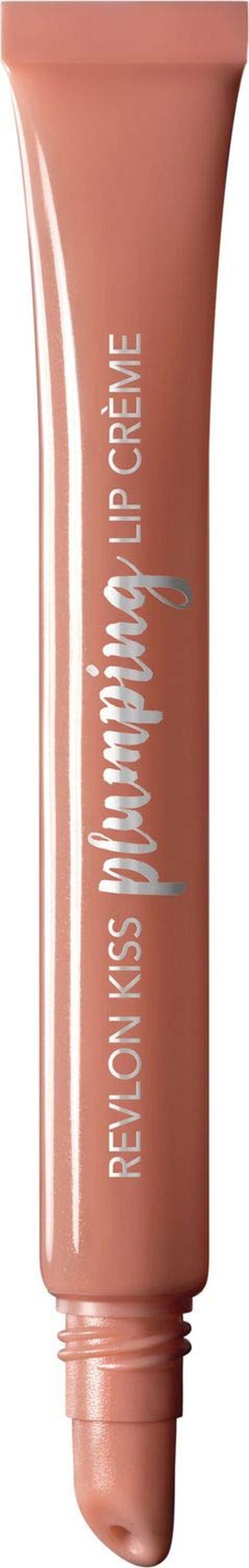 Revlon Kiss Plumping Lip Crème - Hydrating Nude Honey Shade for Full, Luscious Lips
