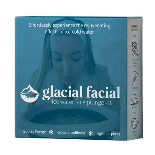 Glacial Facial Ice Water Face Plunge Kit, Chemical Free, Face Mask Alternative for Smooth Skin
