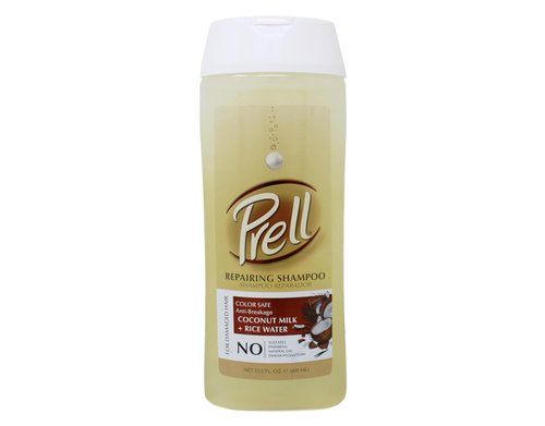 Prell Coconut Milk + Rice Water Shampoo - Color Safe Anti-Breakage Repair for Damaged Hair | 13.5 fl. oz (Pack of 2)