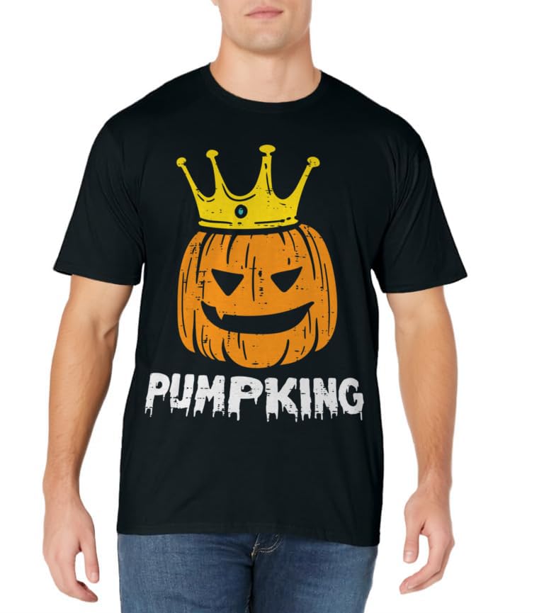 Pumpking Pumpkin Matching Halloween Couples Him And Her Men T-Shirt