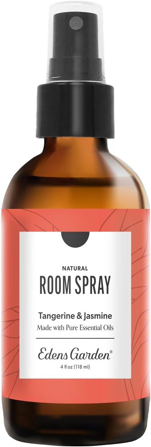 Edens Garden Tangerine Jasmine Aromatherapy Room Spray - All-Natural Essential Oils | 4 oz Air Freshener