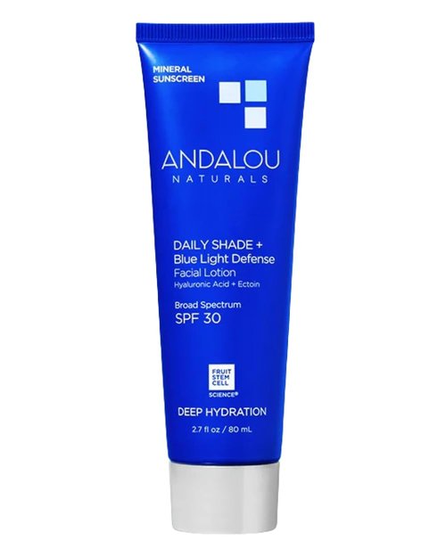 Andalou Naturals Clear Skin Mineral Face Sunscreen SPF 30 - Lightweight, Non-Greasy Protection - 2.7 fl oz