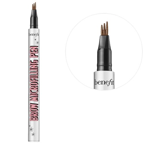 Benefit Brow Microfilling Pen - Medium Brown #3.5 | 0.02 Ounce (Pack of 2) for Effortless Brows