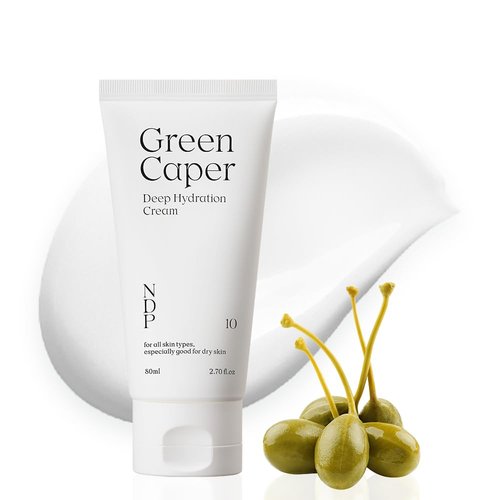 Natural Derma Project Green Caper Deep Hydration Cream - Soothing Moisturizer for Sensitive Skin (80ml)