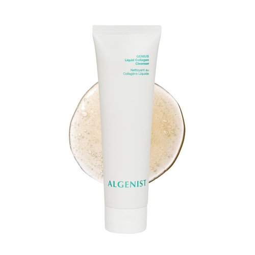 Algenist GENIUS Liquid Collagen Cleanser - Gel-to-Cream Makeup Remover for Soft, Nourished Skin | 150ml