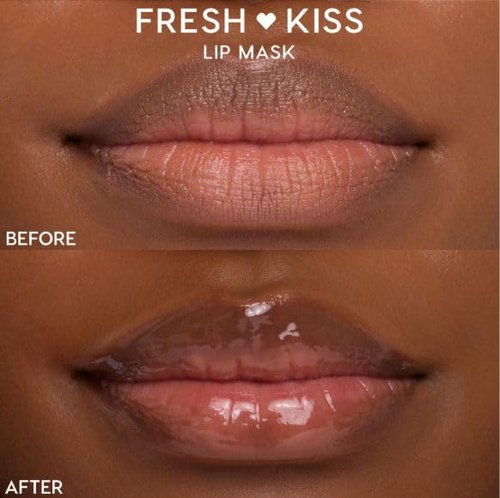ColourPop Fresh Kiss Lip Mask - Leave-On Moisturizer & Overnight Treatment - Replenishes Dry Lips with Shea Butter & Vitamin E - Strawberry Milk (0.28 oz)