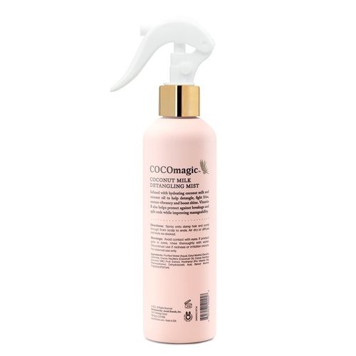 Cocomagic Coconut Milk Detangling Mist - Extra Moisturizing Leave-In Detangler | Boost Shine & Restore Vibrancy | Paraben-Free (8 oz)