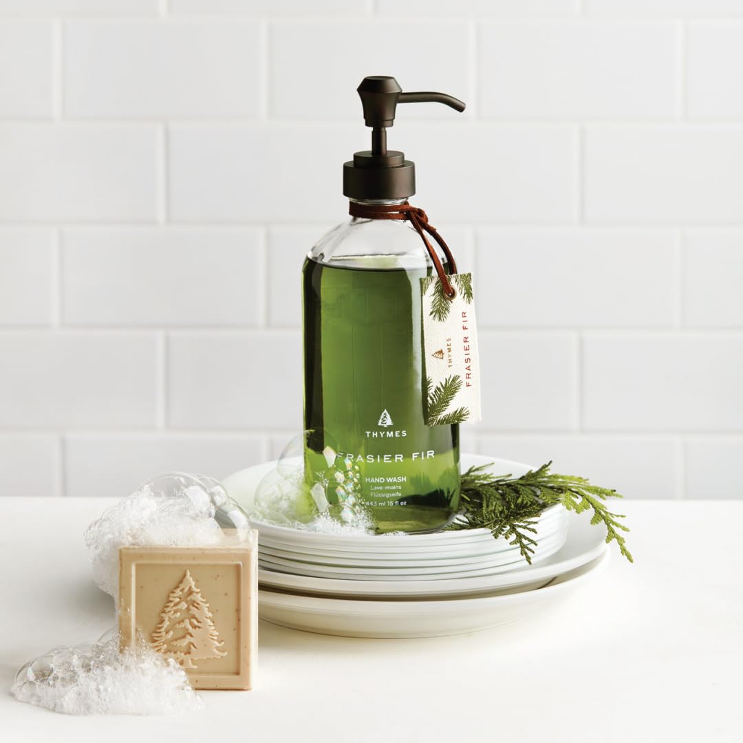 Thymes Hand Wash - Frasier Fir Scent - 15 Fl Oz | Luxurious Moisturizing Formula