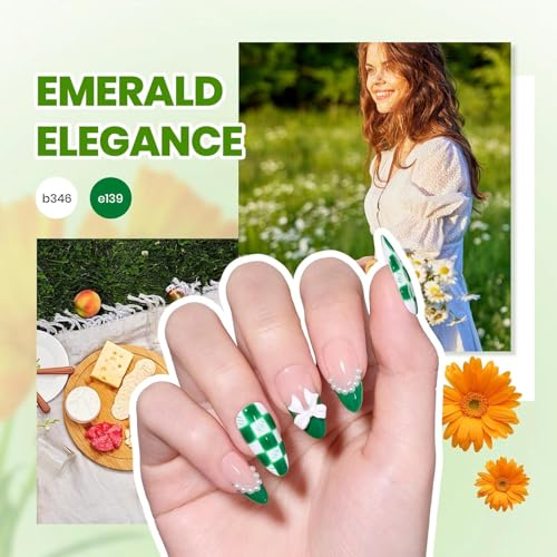 Beetles Gel Liner Nail Art Polish Set 50 Colors Reflective Gold Glitter Green Pink Red Blue Silver Gel Nail Polish Soak Off UV Built Thin Brush in Bottle Nails Design Rainbow Gift for Women