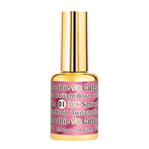 DND DC 9D Cat Eye Gel Polish - Twilight Blush, Smoothie Unicorn Creamy Collection | 0.6 OZ