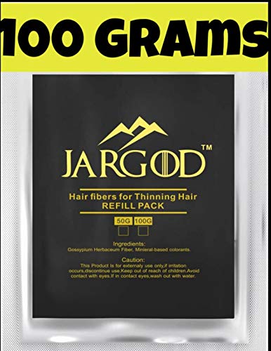 Hair Building Fibers 100 Gram - Refill Your Existing Fiber Bottle - Hair Fibers - Hair Loss Concealer For Thinning Hair by JARGOD (Medium Blonde)