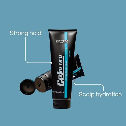 Max Control Hair Gel for Men - Alcohol-Free Strong Hold Styling Gel with Natural Extracts | 8 oz