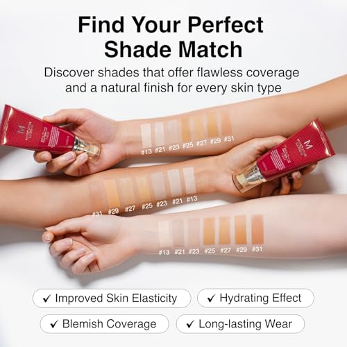 MISSHA BB ESSENTIALS KIT M PERFECT COVER BB CREAM No.21 Light Beige - Light with Cool Undertone/SPF 42 PA+++ 1.69 oz & M BB Boomer 1.35 oz -Lightweight, Multi-Function, High Coverage