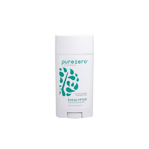 Purezero Deodorant - Eucalyptus Scent | Aluminum & Paraben Free | 24-Hour Odor Protection with Shea Butter & Coconut Oil (1 Pack)