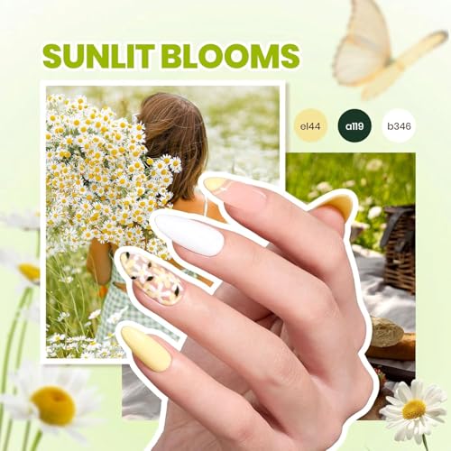 Beetles Gel Liner Nail Art Polish Set 50 Colors Reflective Gold Glitter Green Pink Red Blue Silver Gel Nail Polish Soak Off UV Built Thin Brush in Bottle Nails Design Rainbow Gift for Women