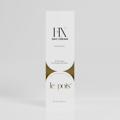 Le Pois FIX Day Cream - Plant-Based Moisturizer for All Skin Types | Fragrance-Free Anti-Aging Hydration