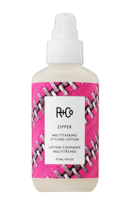 R+Co Zipper Multitasking Styling Lotion - Frizz Control & Shine for All Hair Types | Vegan & Cruelty-Free