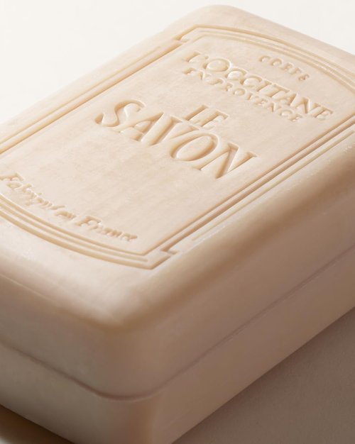 L'OCCITANE Shea Butter Hand & Body Soap Bar - Moisturizing, Extra-Gentle Formula, Vegan, 8.8 oz