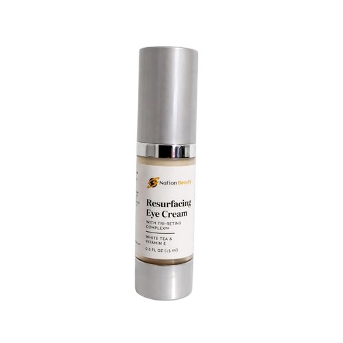 Nation Beauty Resurfacing Eye Cream - Tri-RetinX Complex for Powerful Anti-Aging Benefits