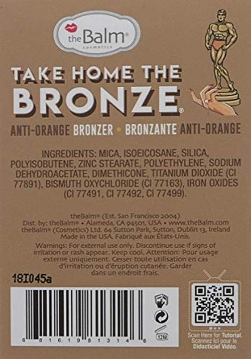 theBalm Take Home The Bronze, Oliver, Contour Powder, Anti-Orange Bronzer