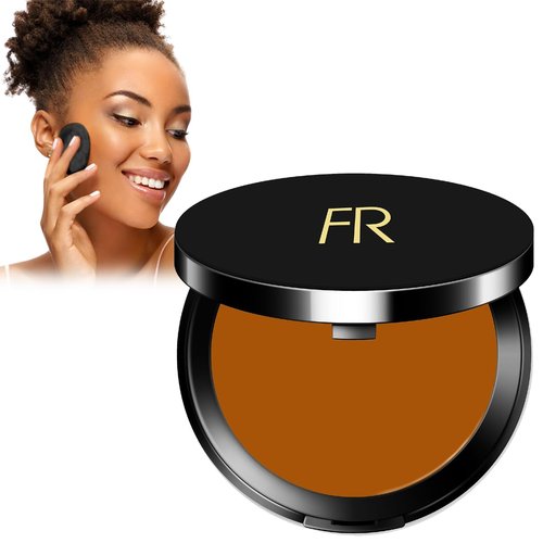 Flori Roberts Cream To Powder Foundation - Full Coverage for Deeper Skin Tones | Long-Lasting Matte Finish, 0.30 oz