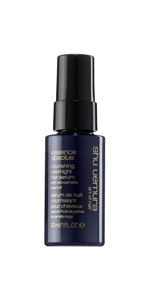 Shu Uemura Art of Hair Essence Absolue Nourishing Overnight Hair Serum - Hydrates, Detangles & Reduces Frizz | 1 Fl Oz