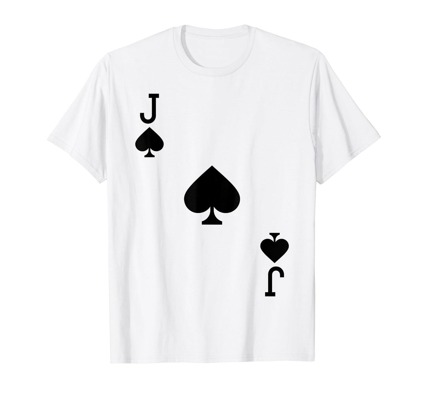 Jack of Spades Costume T-Shirt Halloween Deck of Cards