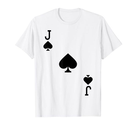 Jack of Spades Costume T-Shirt Halloween Deck of Cards