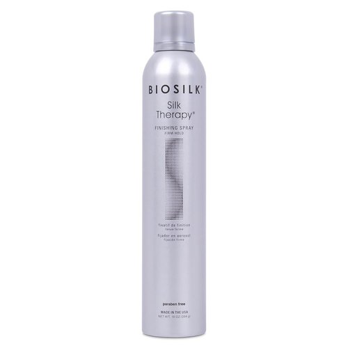 BioSilk Silk Therapy Finishing Spray - Firm Hold Hairspray for Long-Lasting Styles, 10 Oz