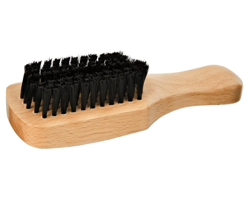 Suavecito Barber Brush - Premium Wood Handle for Hair Cutting & Cleaning | Ideal for Barbershop Use