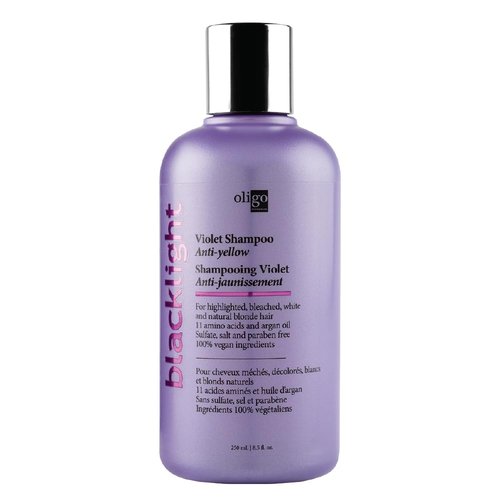 Oligo Professionnel Blacklight Violet Shampoo - Sulfate-Free & Vegan Formula for Blondes - 8.5oz
