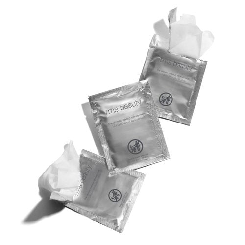 RMS Beauty Makeup Remover Wipes - Gentle Hypoallergenic Cleansing Towelettes for All Skin Types | 30 Count Pack
