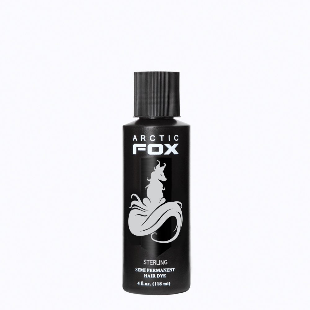 ARCTIC FOX Vegan and Cruelty-Free Semi-Permanent Hair Color Dye (4 Fl Oz, STERLING)